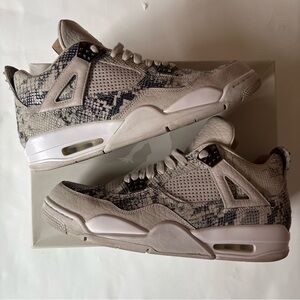 Nike Air Jordan 4 Retro Premium ‘Snakeskin’ 2016 Men’s 11.5 Sneakers 819139-030